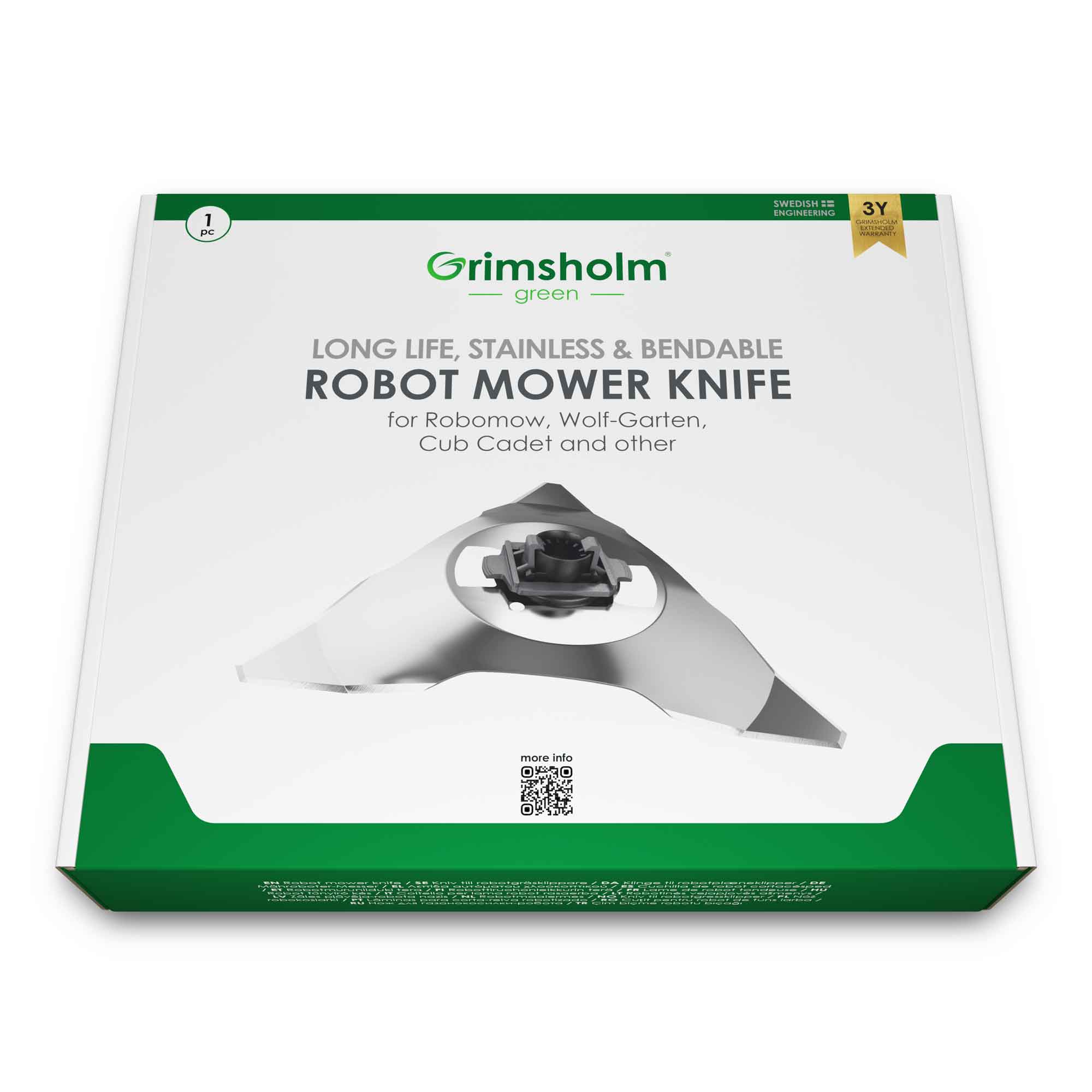 Grimsholm kniv til Robomow RC/RS/TS/MS robotplæneklipper, 1 stk.