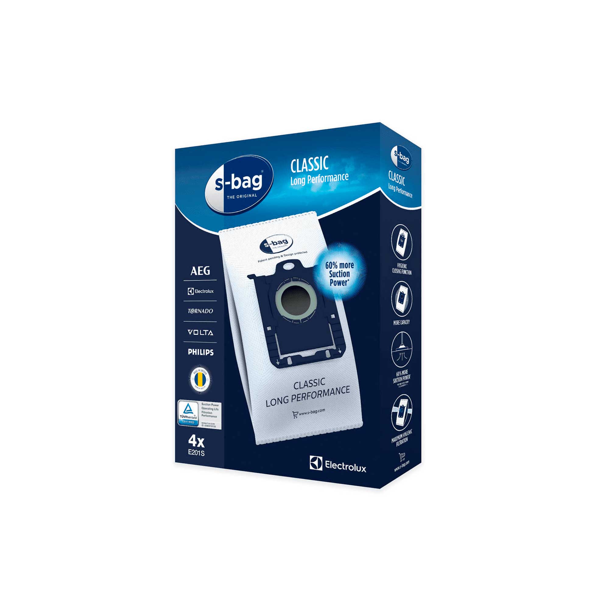 4 stk. støvsugerposer (Original Electrolux)