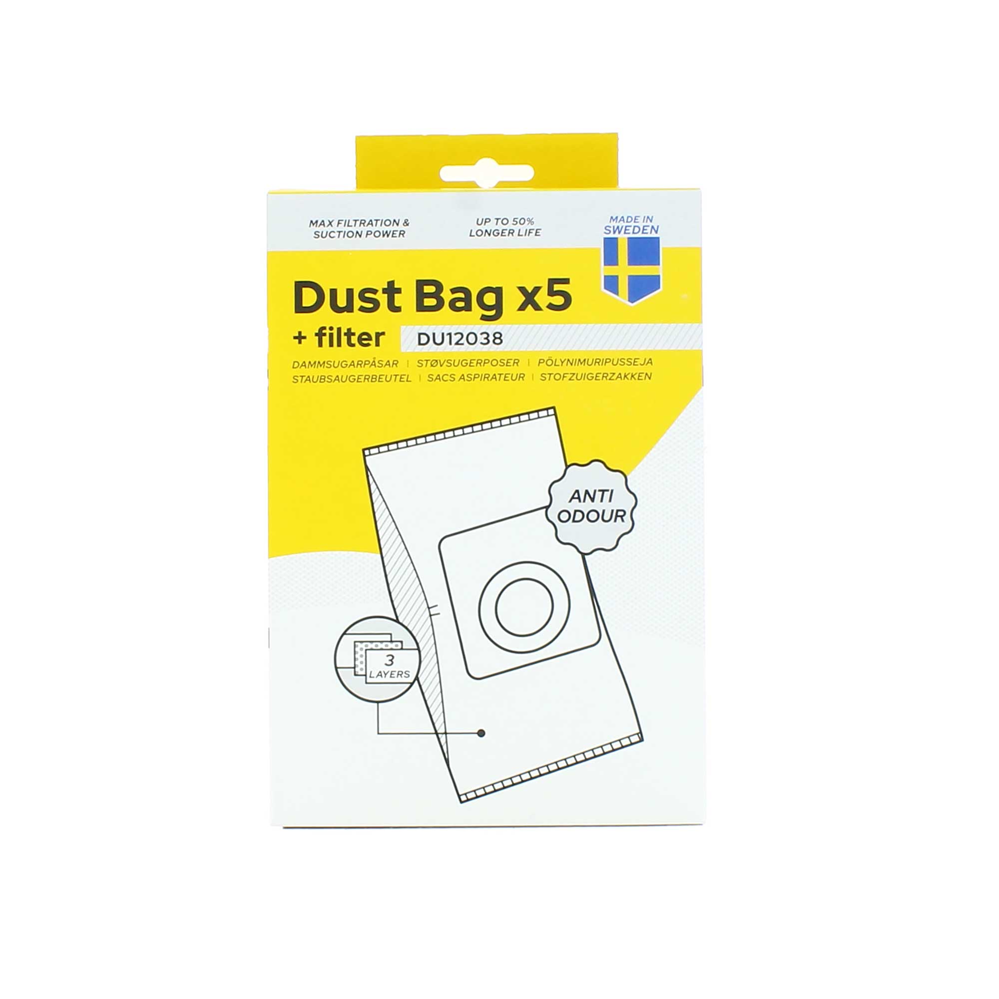 5 stk. støvsugerposer (BOSCH)