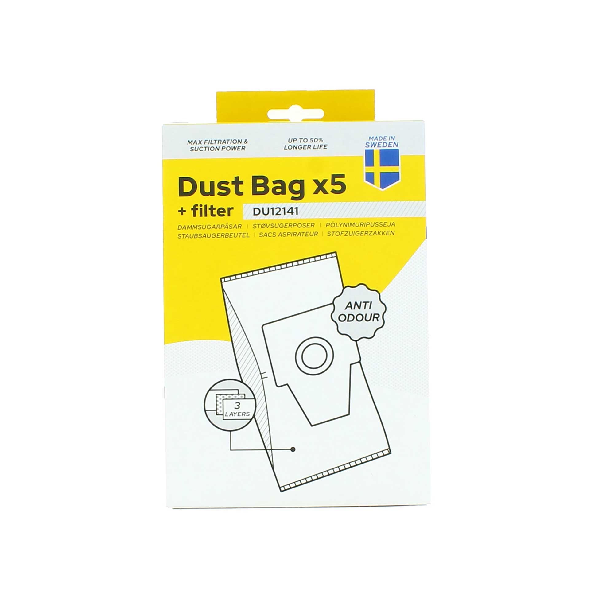 5 stk. støvsugerposer (BOSCH)