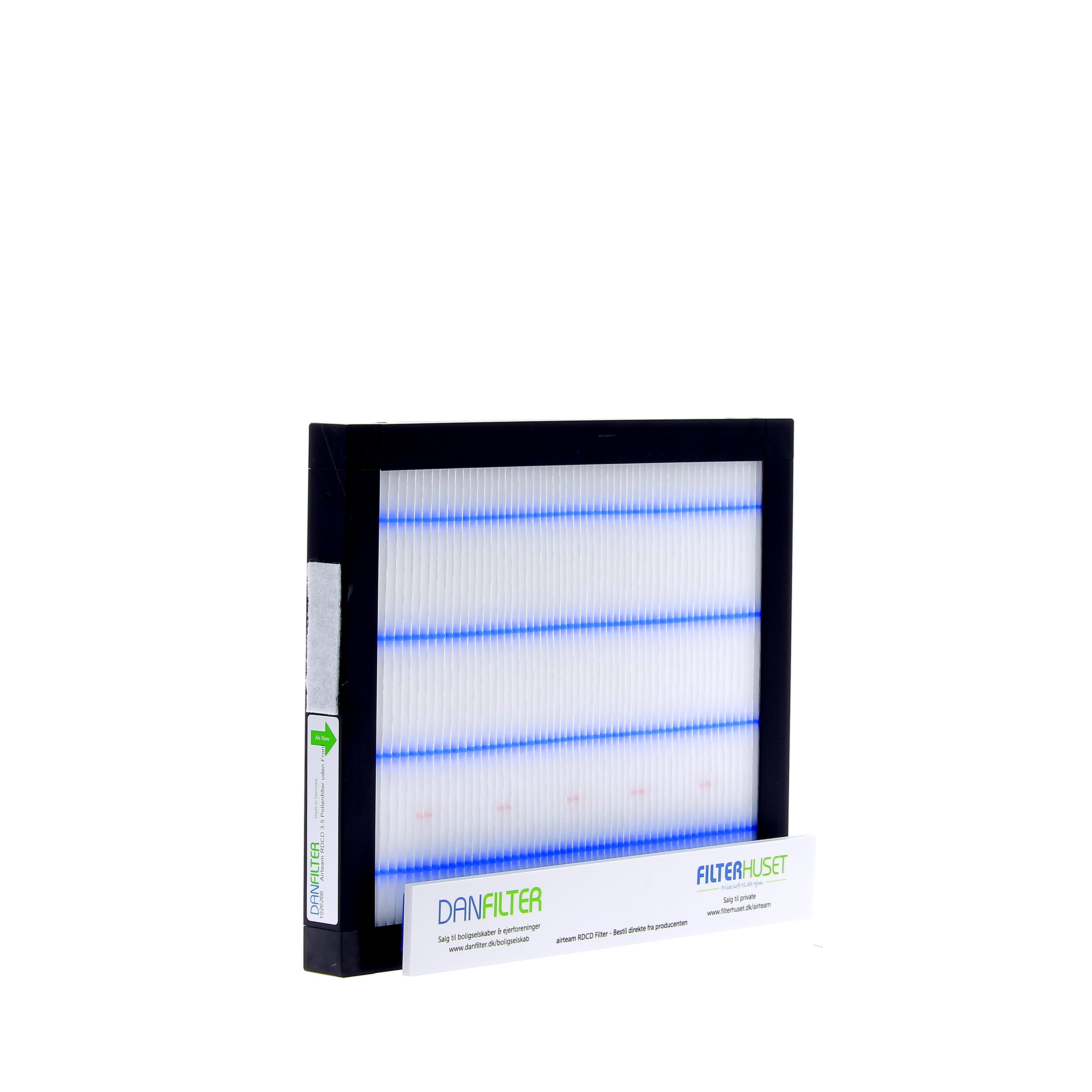 Pollenfilter m. Front til Airteam RDCD 3,5